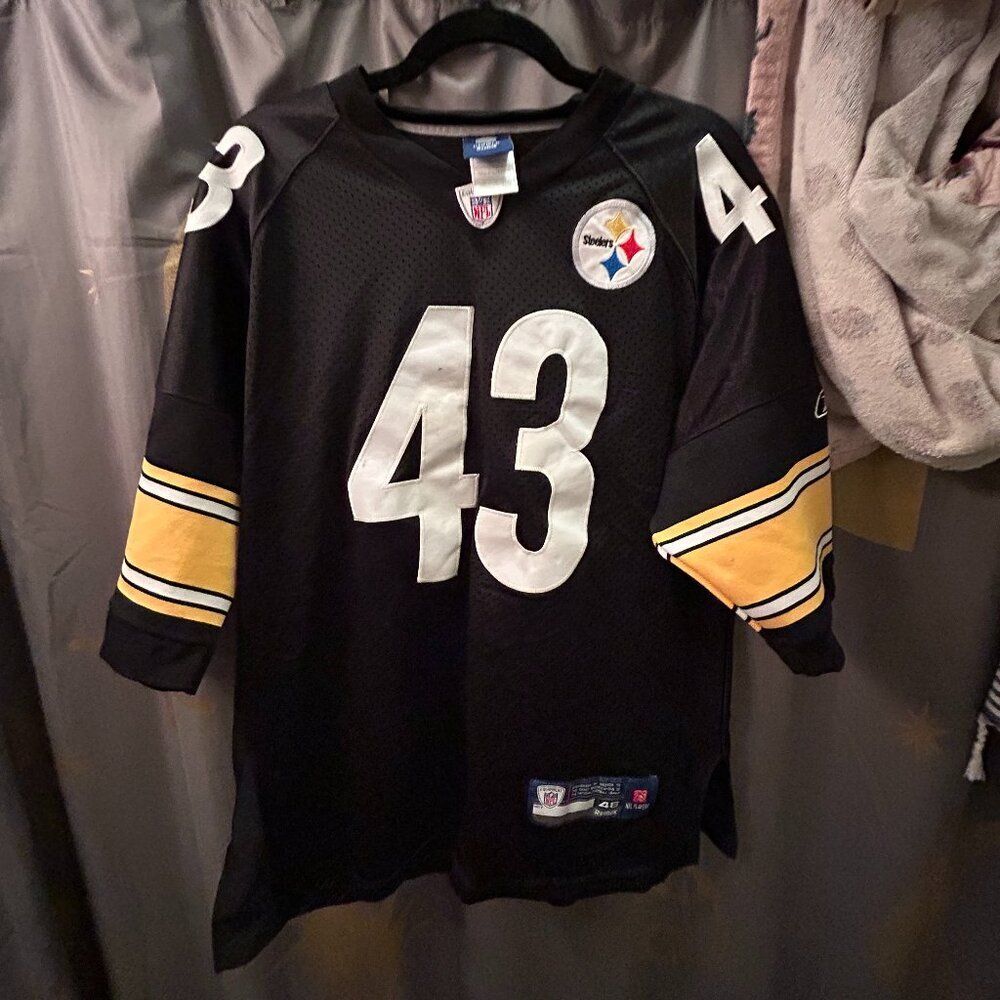NFL Pittsburgh Steelers Troy Polamalu Jersey Size XXL (48) Great Shape